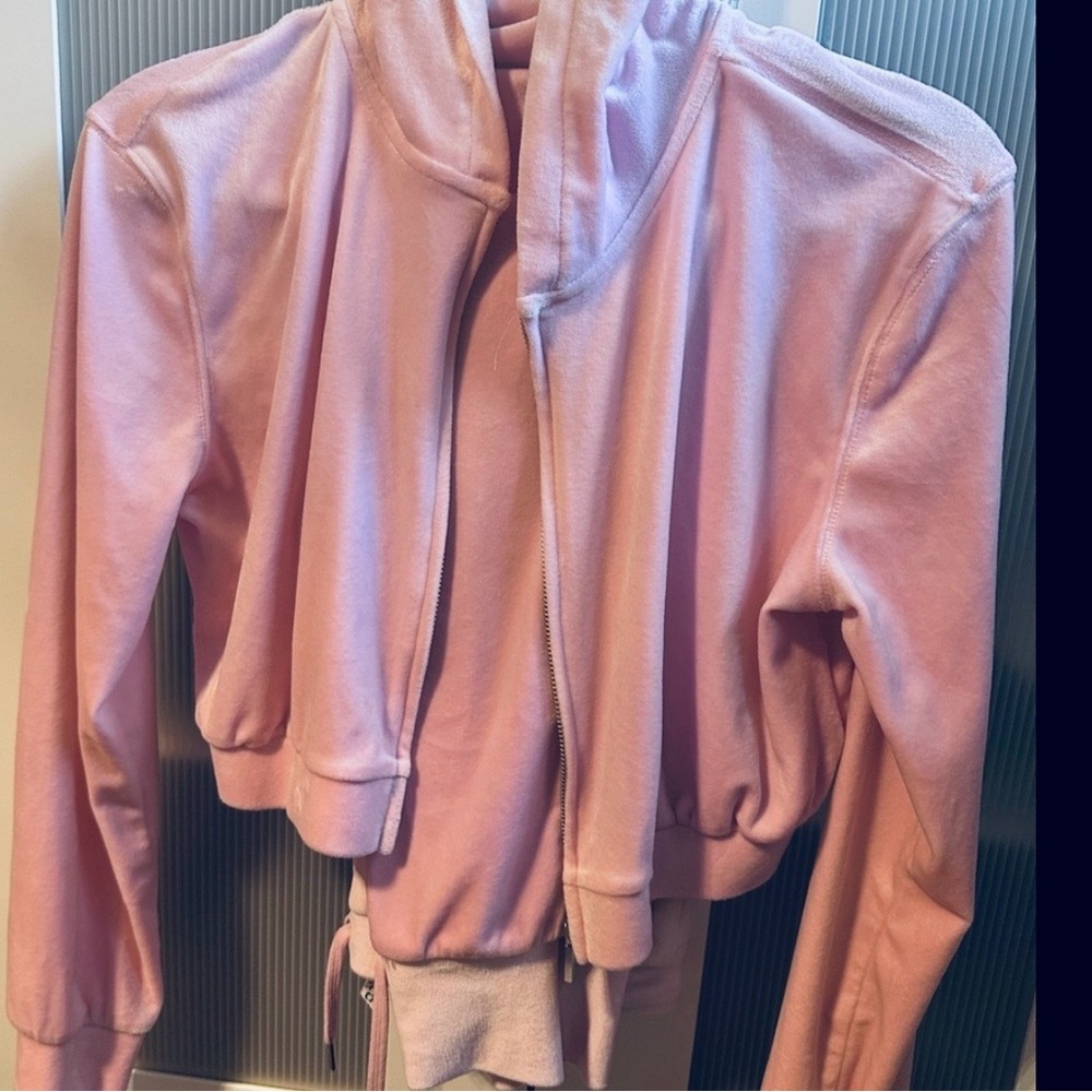 H&M Pink SUIT - Teddy Jacket and jogger pant Cozy. New without tags